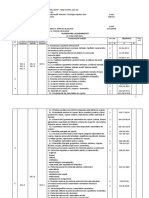 Planificare Calendaristică: Cunoștinţe Abilităţi Atitudini