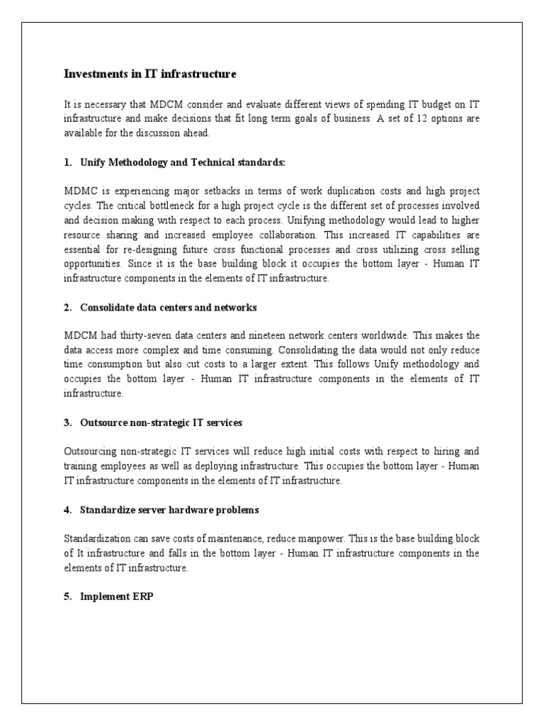 Mdcm case report itc pdf enterprise resource planning strategic