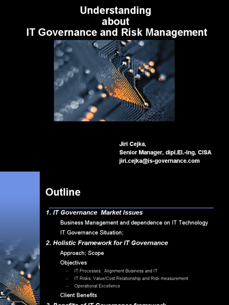 IT Governance Framework by Jiří Čejka | PDF | Governance | Performance ...