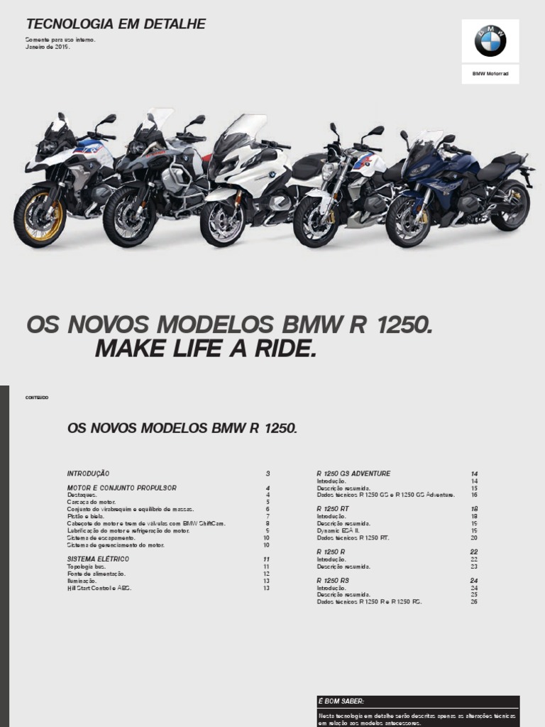 DL Tid BMW R 1250 All Models 2019 | PDF | Motores | Pistão