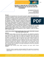 Inspeção, Reparo E Analise de Falha em Uma Caldeira de Recuperação de Calor de Gás de Coqueria