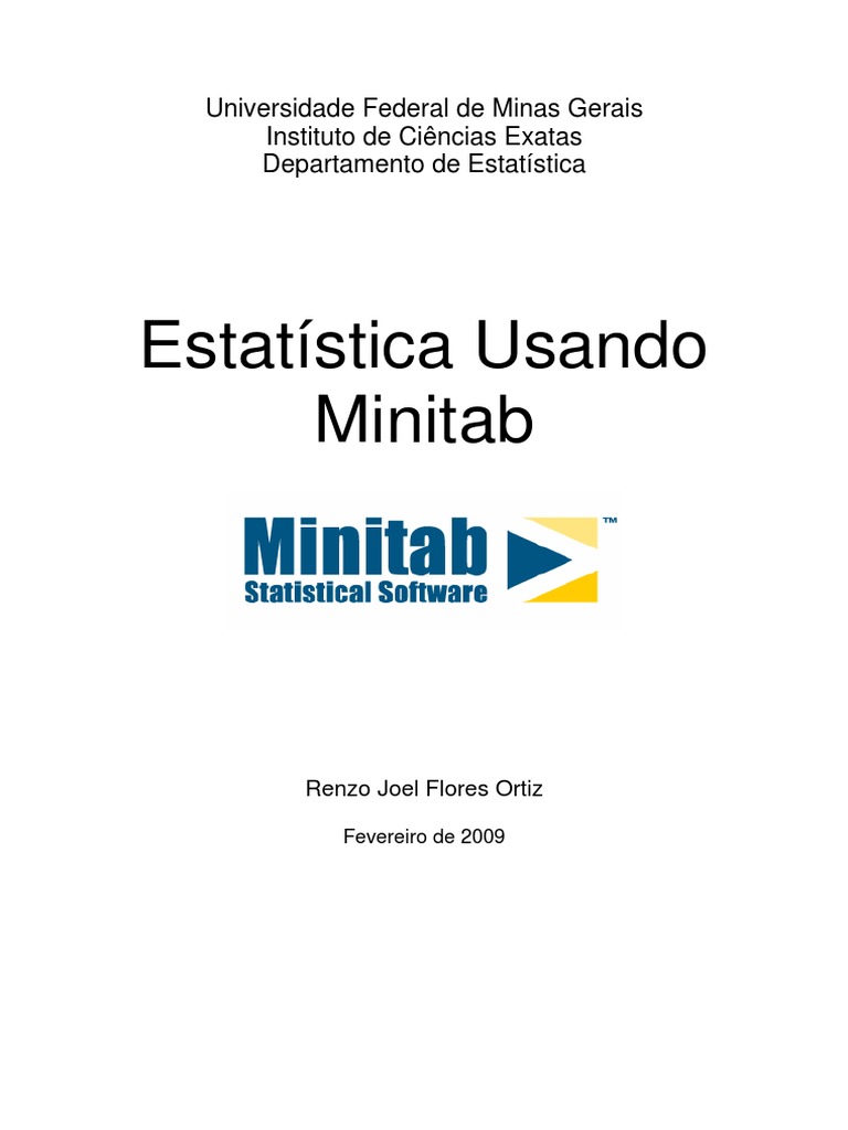 Estatística Usando Minitab Pdf Significado Estatístico Mediana