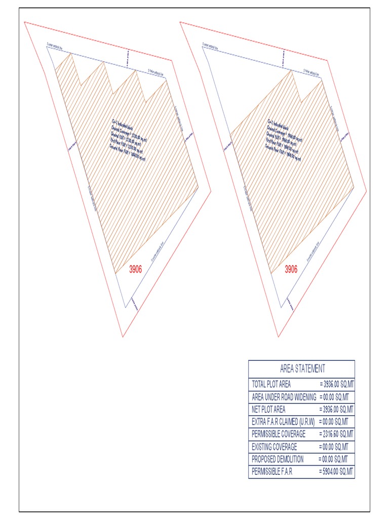 5 meter setback line commercial building plans PDF