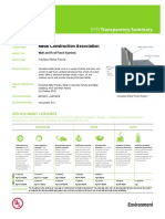 Exec Summary - Environmental Product Declaration For Insulated Metal Panels