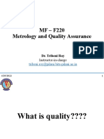 Lectures - Quality Assurance