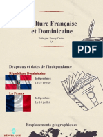 Culture Française Et Dominicaine