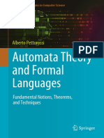 Pettorossi A. Automata Theory and Formal Languages... 2022