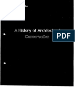 A History of Architectural Conservation