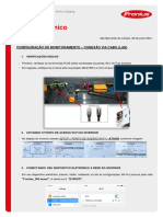 Configuração do monitoramento via cabo LAN Fronius