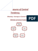Meaning Average or Central Value Methods of Central Tendency