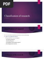 Classification of Research Presentation