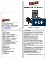 Anemômetro Digital Modelo Tavr-650 - Vers - PDF