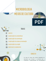 Classificação e constituintes dos meios de cultura em microbiologia