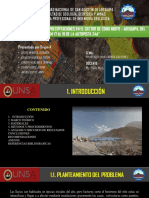 Evaluación de riesgos por precipitaciones en el sector de Cono Norte - Arequipa