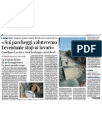 Castellano: "Sui Parcheggi Valuteremo L'eventuale Stop Ai Lavori" - Corriere Della Sera, 24 Giugno 2011