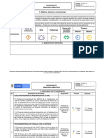 Objetivo, Alcance y Convenciones: Procedimiento Mediciones Ambientales