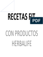 Recetario Herbalife