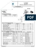 CZT5551 - NPN Medium Power Transistor, 160v 600ma, 6v Base