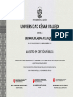 Universidad César Vallejo: Bernabe Heredia Velasquez