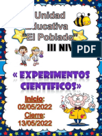 3er Nivel Experimentos Científicos