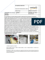 Informe de Laboratorio de Quimica Analitica