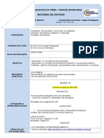 Roteiro de Estudo: Colégio Tiradentes Da PMMG - Unidade Barbacena