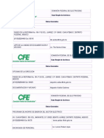 CFE Datos de Contacto