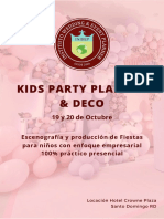Rep. Dom Party Kids Deco Octubre 2022