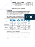 Procedimiento de Instalacion de Barandas