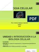 BIOLOGIA CELULAR - Unidad 1y 2