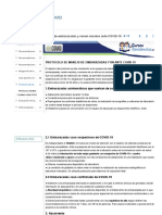 Protocolo de Manejo de Embarazadas y RN Ante Covid-19