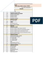 Lista de Actividades