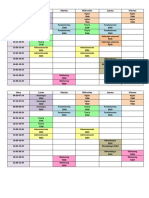 Horario Kemis 2022-2