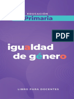 Igualdad de Genero Libro Docentes Primaria