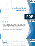 28-07-22 Pensando Como Um Economista