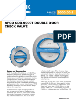 Apco Cdd-9000T Double Door Check Valve: Bulletin