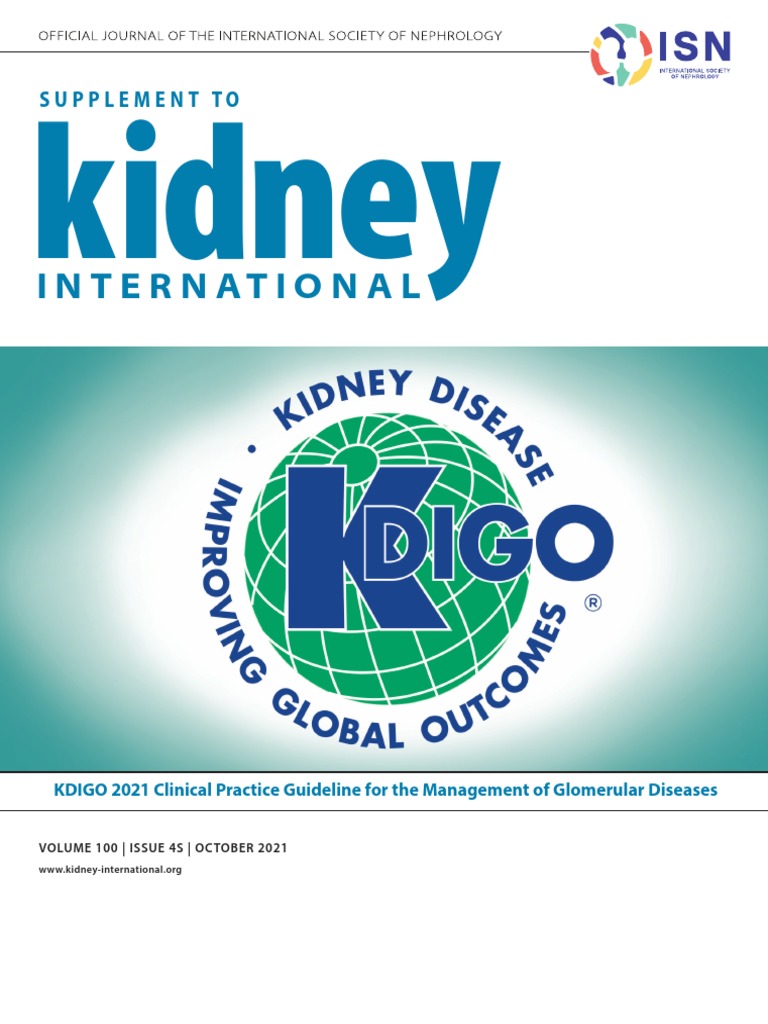 KDIGO Glomerular Diseases Guideline 2021 English PDF Kidney Disease