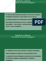 Resistências e expansão territoriais na América portuguesa