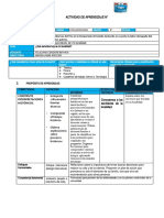 Sesiòn de Aprendizaje Personal Sosial-Servidores de La Localidad