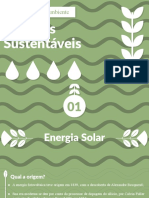 Meio Ambiente - Energias Sustentáveis