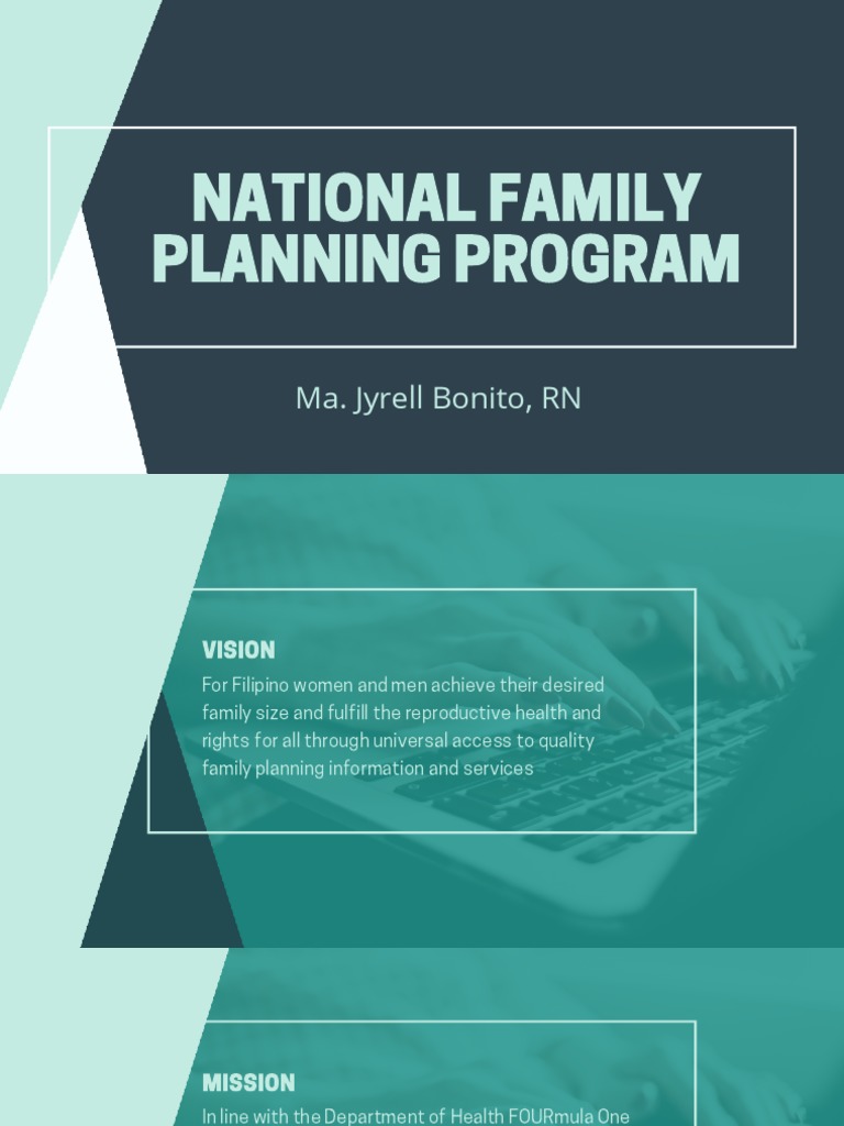 Objectives Of National Family Planning Program