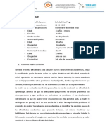 Evaluación psicopedagógica niña dificultades aprendizaje