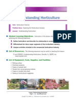 Exploring The Horticulture Industry Plan