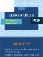 Teoría de Alfred Adler y la Psicología Individual