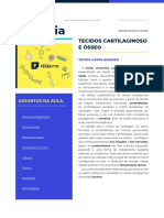 Tecidos cartilaginoso e ósseo: estruturas e funções