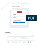 Manual de Administración de Herramienta Zabbix