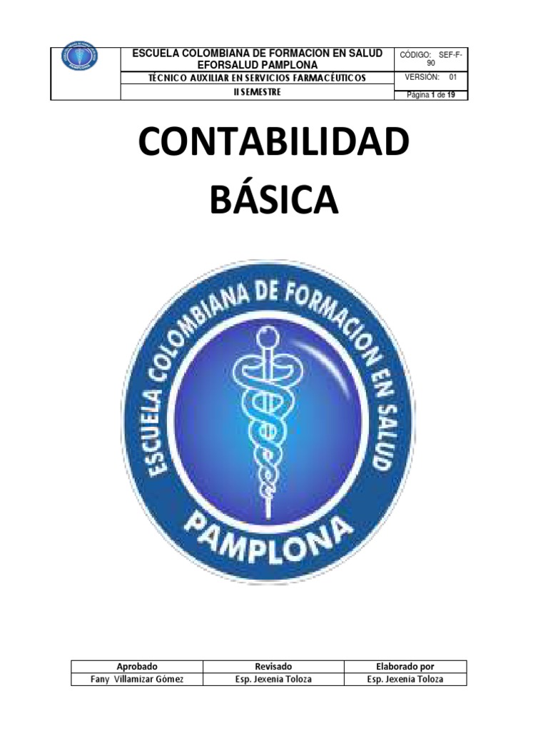 Sub Modulo 2 Contabilidad Basica Pdf Business Sociedad