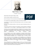 Biografia Miguel Hidalgo y Costilla