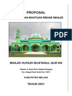 Proposal Rehab Masjid Hufazh 12