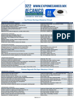 Programa Oficial de Seminarios Expo Mecánico 2022 Virtual